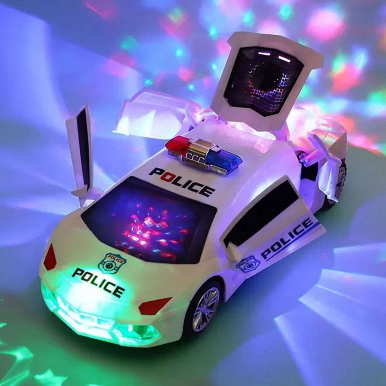 PoliceCar, policajné auto s LED svetlami - Image 7