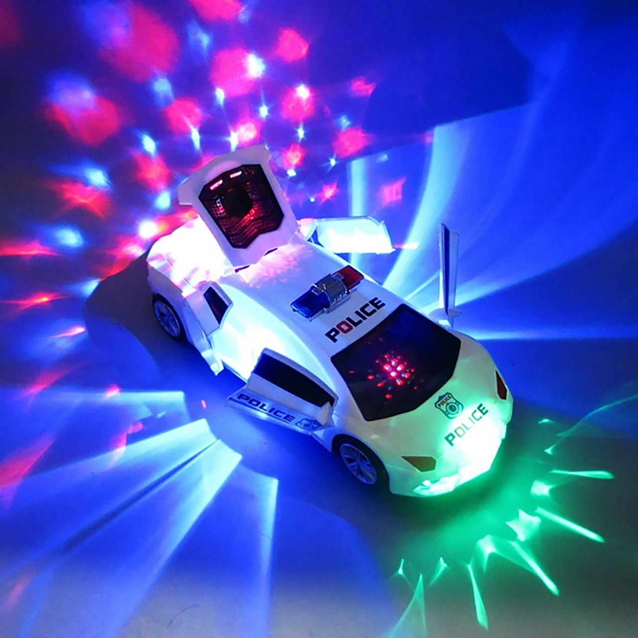 PoliceCar, policajné auto s LED svetlami - Image 10