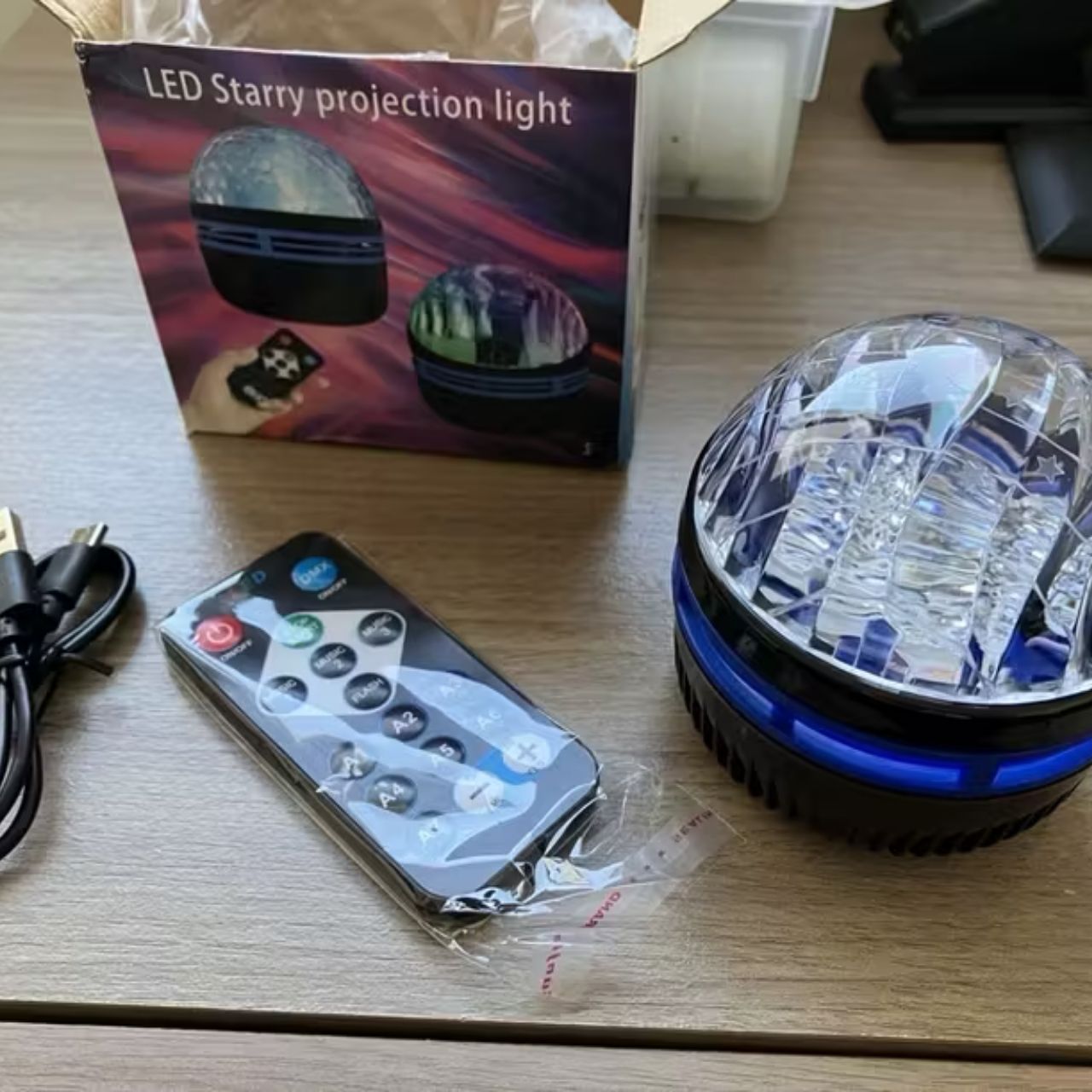 SkyStarry, LED nočná lampa s hviezdnou oblohou - Image 7