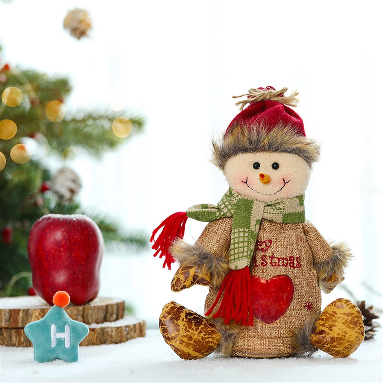 SnowMan, jedinečná taška na darčeky v tvare snehuliaka - Image 4