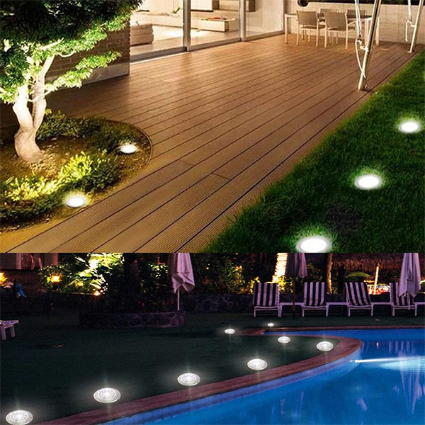 SolarGardenLights, 4 solárne LED záhradné alebo chodníkové lampy - Image 3