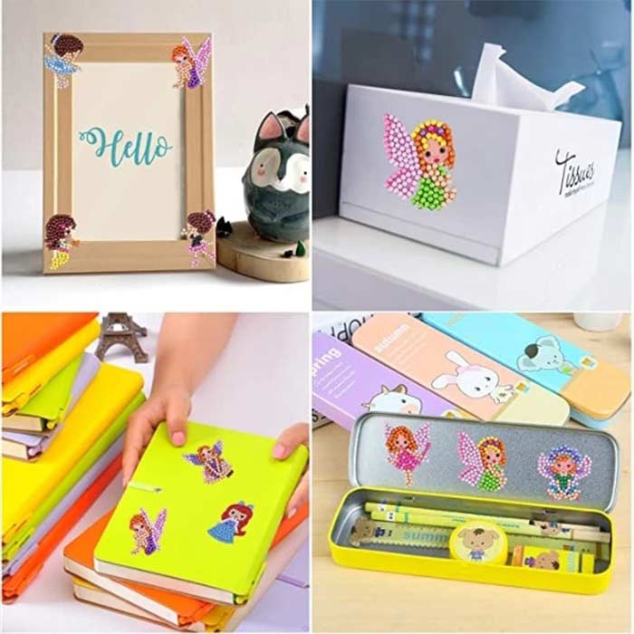 SparkleMermaid, darčekový set s dekou pre dievčatko a diamantovým a samolepkovým tvorivým setom ZADARMO - Image 9