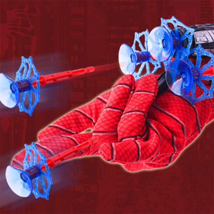 Používanie hračky Spiderman je úplne bezpečné vďaka mäkkým projektilom!