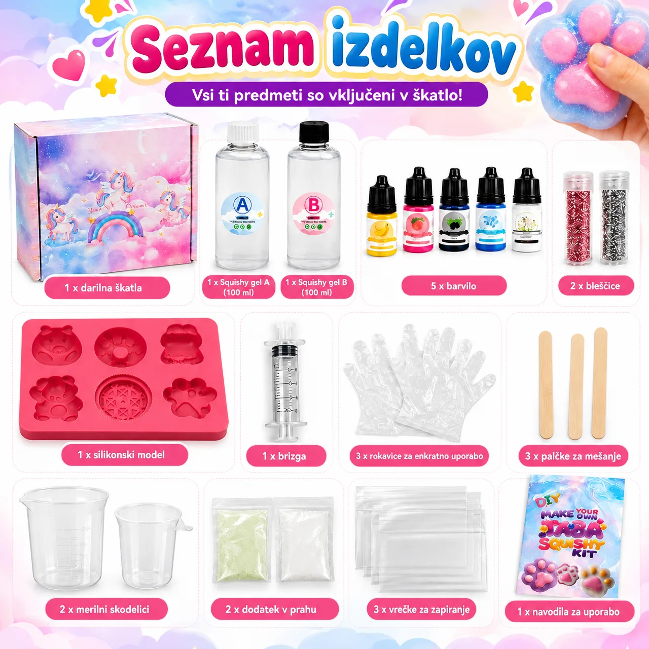Súprava na výrobu DIY figúrok, SquishyMaker - Image 7