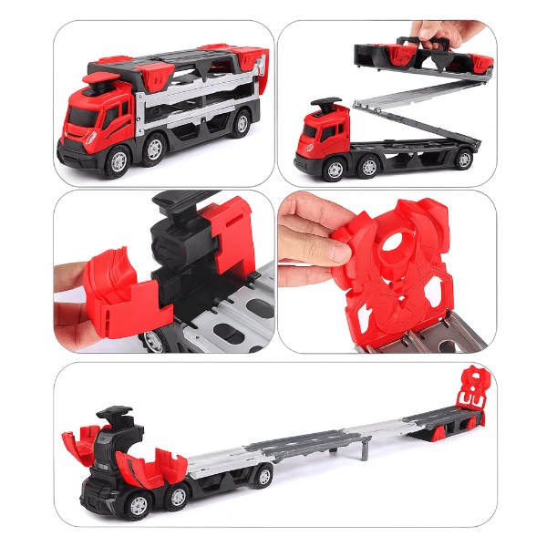 NÁKLADNÝ AUTOMOBIL, Nákladný automobil s odpaľovacou rampou a autíčkami - Image 9