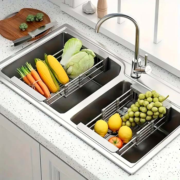 TopDrain, flexibilný odtokový systém na sušenie riadu a umývanie potravín - Image 8