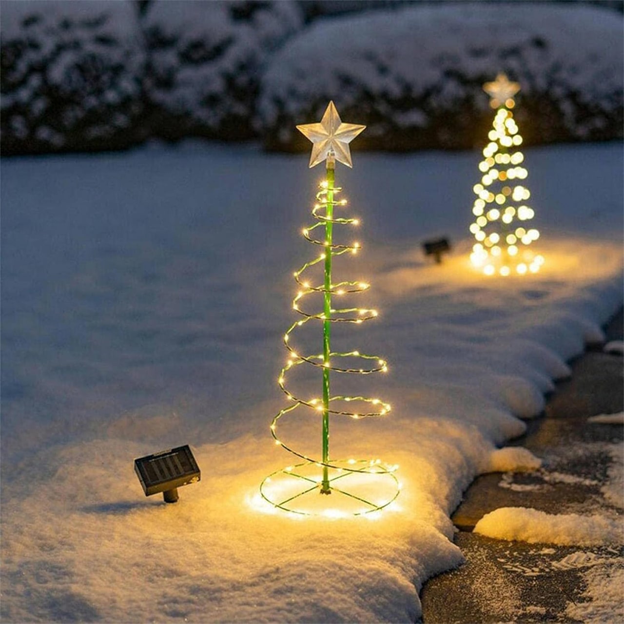 TreeSolar, vianočný stromček so solárnymi LED svetlami - Image 1