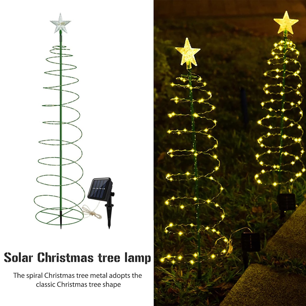 TreeSolar, vianočný stromček so solárnymi LED svetlami - Image 2