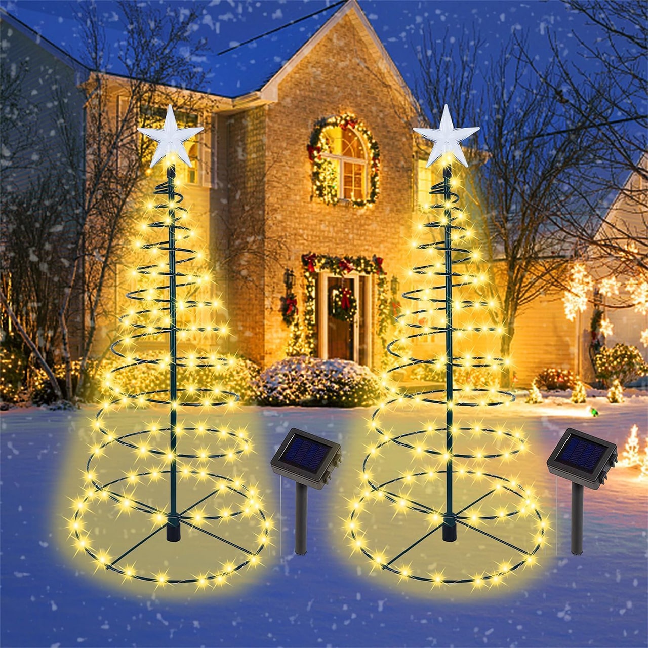 TreeSolar, vianočný stromček so solárnymi LED svetlami - Image 7