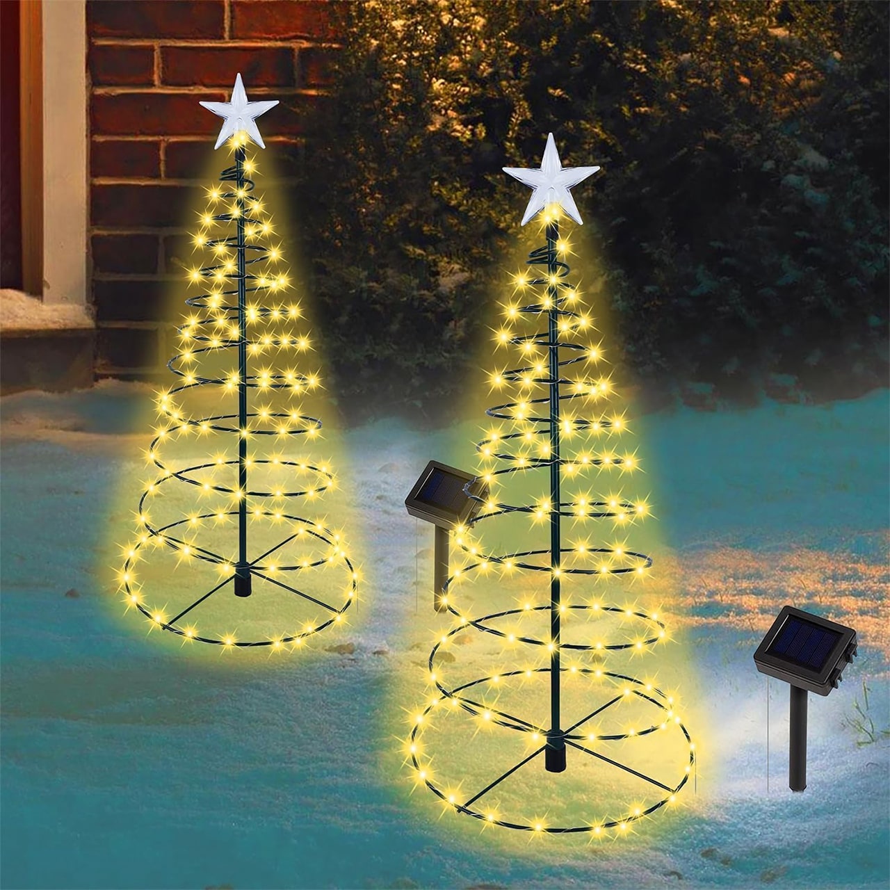 TreeSolar, vianočný stromček so solárnymi LED svetlami - Image 8