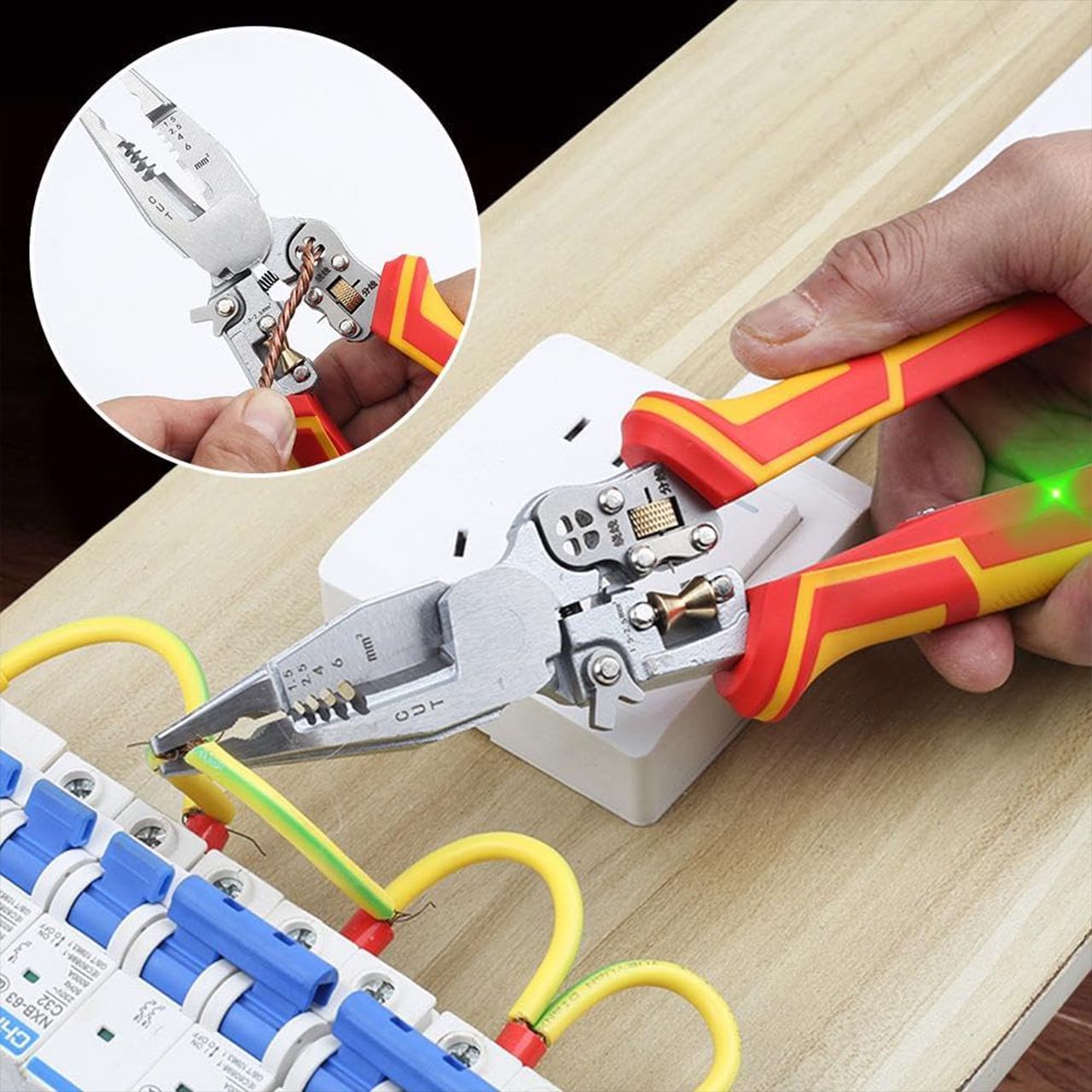 VoltagePliers, univerzálne kliešte na elektrickú prácu s voltmetrom - Image 8