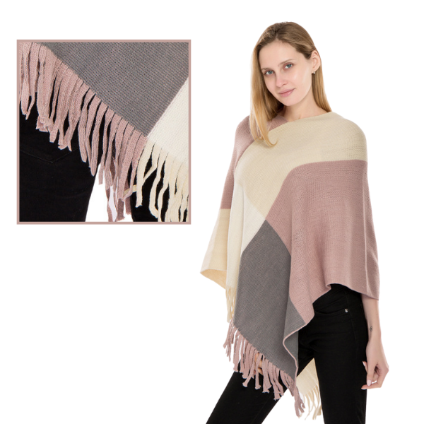 WLSHAWL-RDE, Viacfarebný vlnený šál - Image 5
