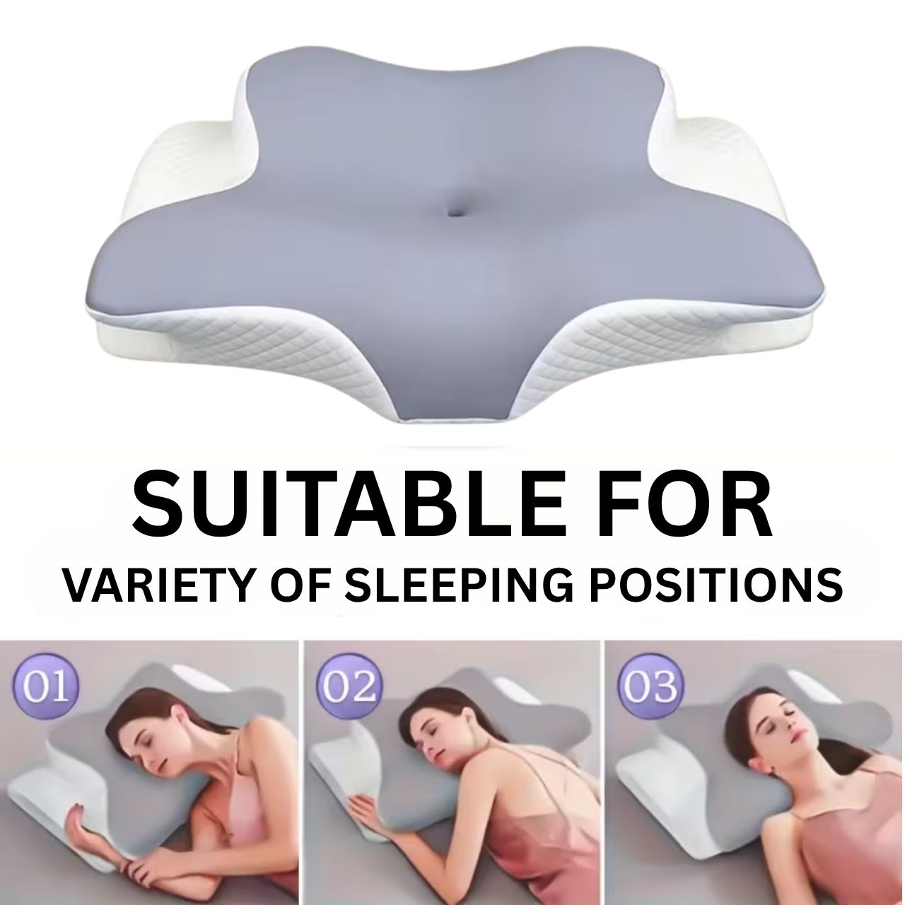 Ergonomický vankúš s pamäťovou penou, CervicalPillow - Image 5