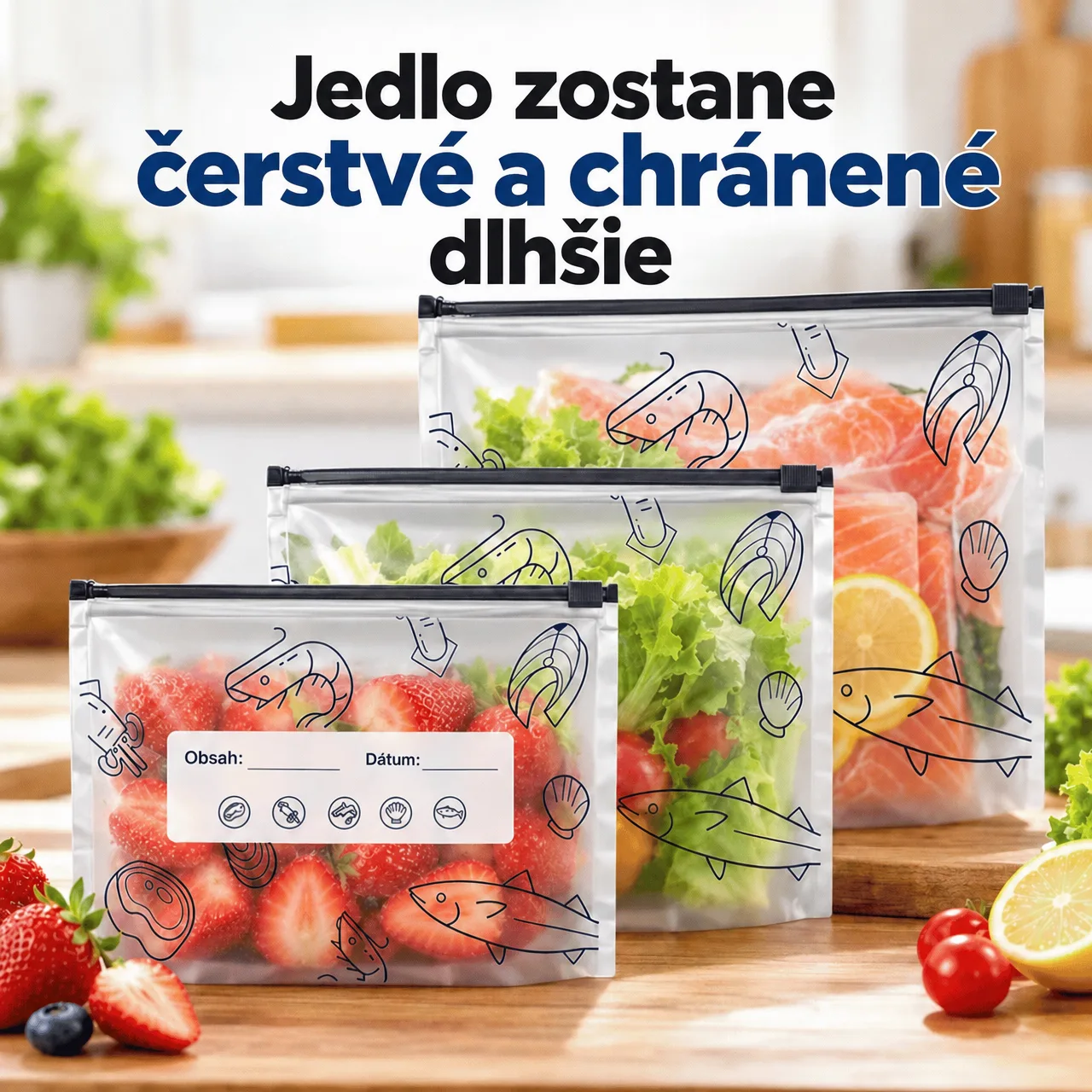 Potraviny zostávajú dlhšie čerstvé a chránené